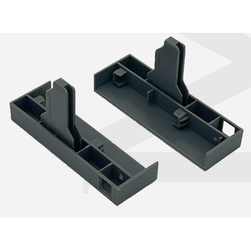 Cabinet Front Panel With Rail - Plastic Attachment for Pull Out Drawer 4”(88mm)
