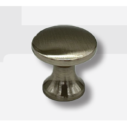 Aluminium Zamak Knob Brush Nickel