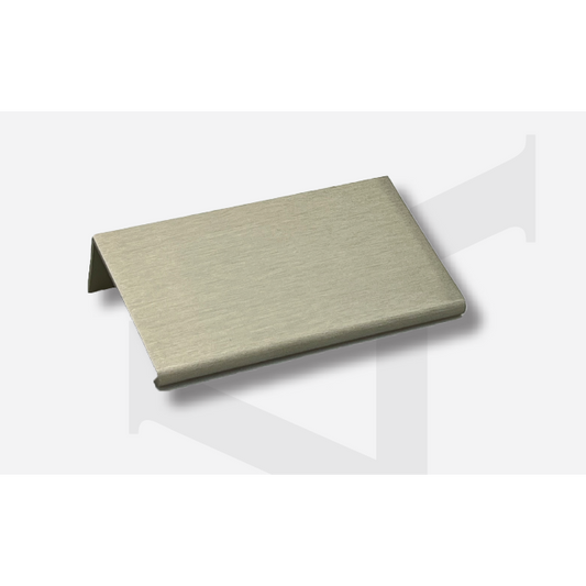 AL Finger pull, Steel brushed