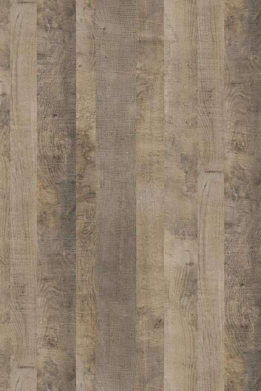 K356 Sand Grange Oak decorative panel by Kronospan, featuring a rustic grain texture, perfect for adding warmth and natural character to minimalist interior designs.