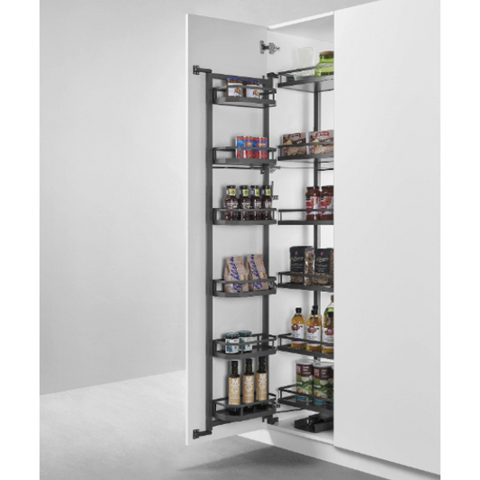 Swivel Pantry Pull Out Solid Wood - 6 Layer Solid Wood Surfice for cabinet