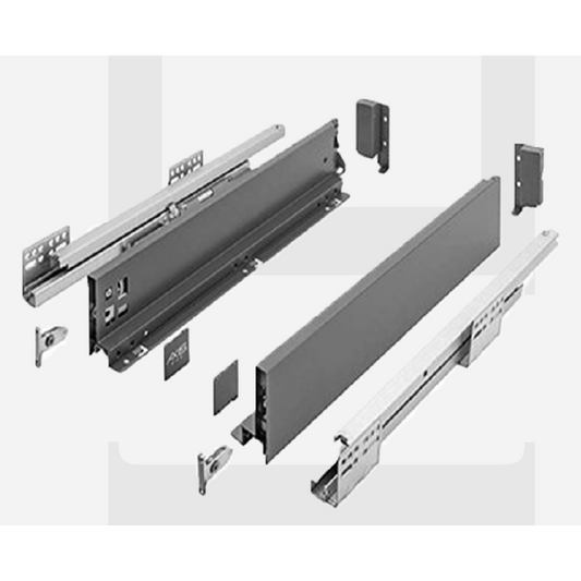 Drawers Slide - Metal Box 4” - Single-wall drawer system