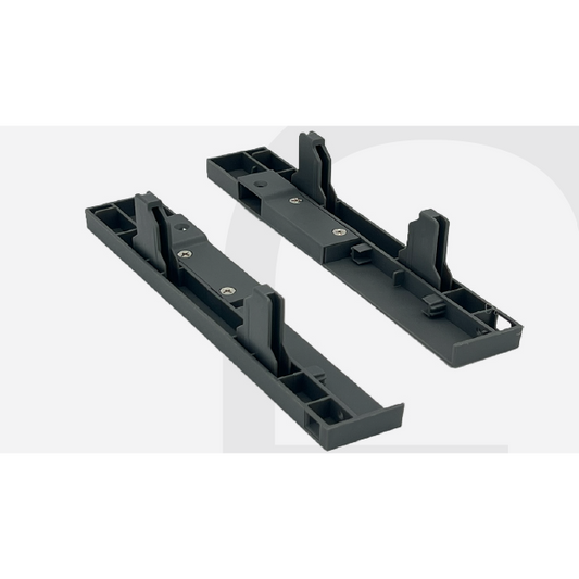 Cabinet Front Panel With Rail - Plastic Attachment for Pull Out Drawer 8” (203mm)