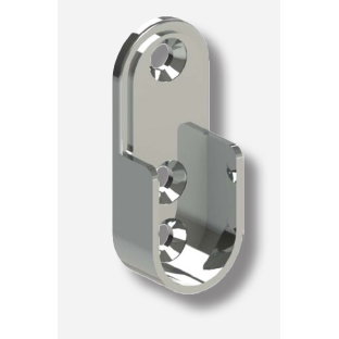 Oval Tube Zinc Support For 9/16”*1.3/16” End Support