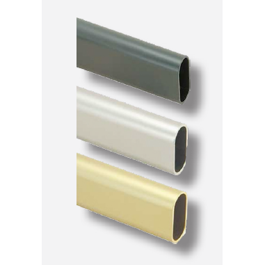 Oval Tubes - Steel closet rod