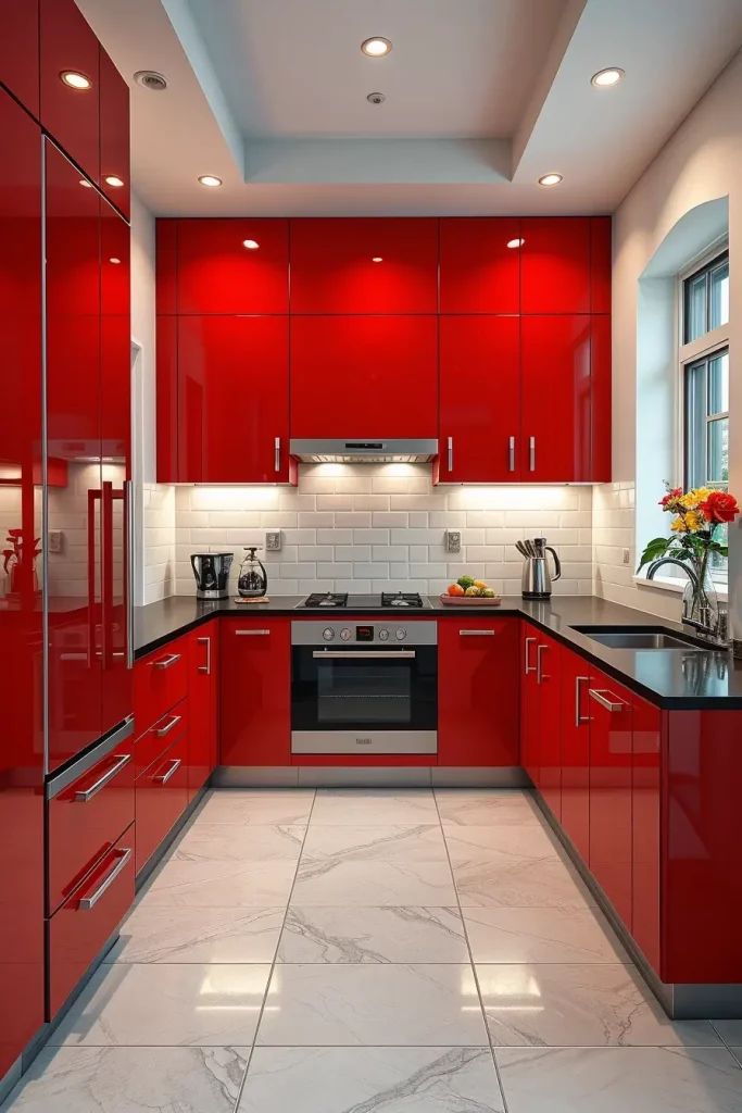 Laminate Panel ULTRAPAN - Hot Rod Red High Gloss Ultra-X