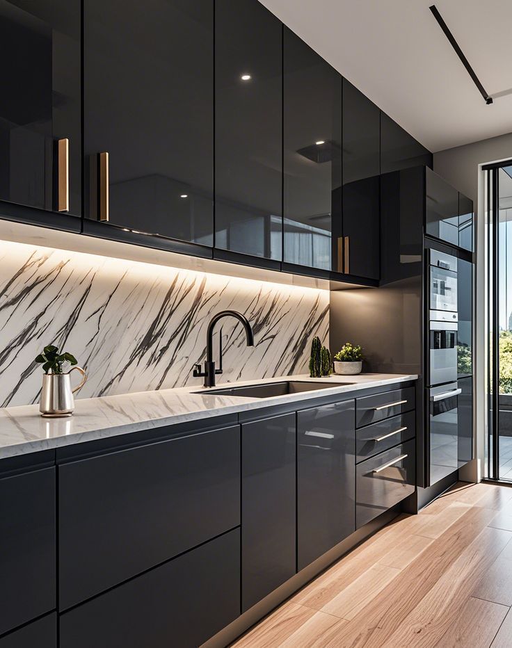 Laminate Panel ULTRAPAN - Jet Black High Gloss Ultra-X