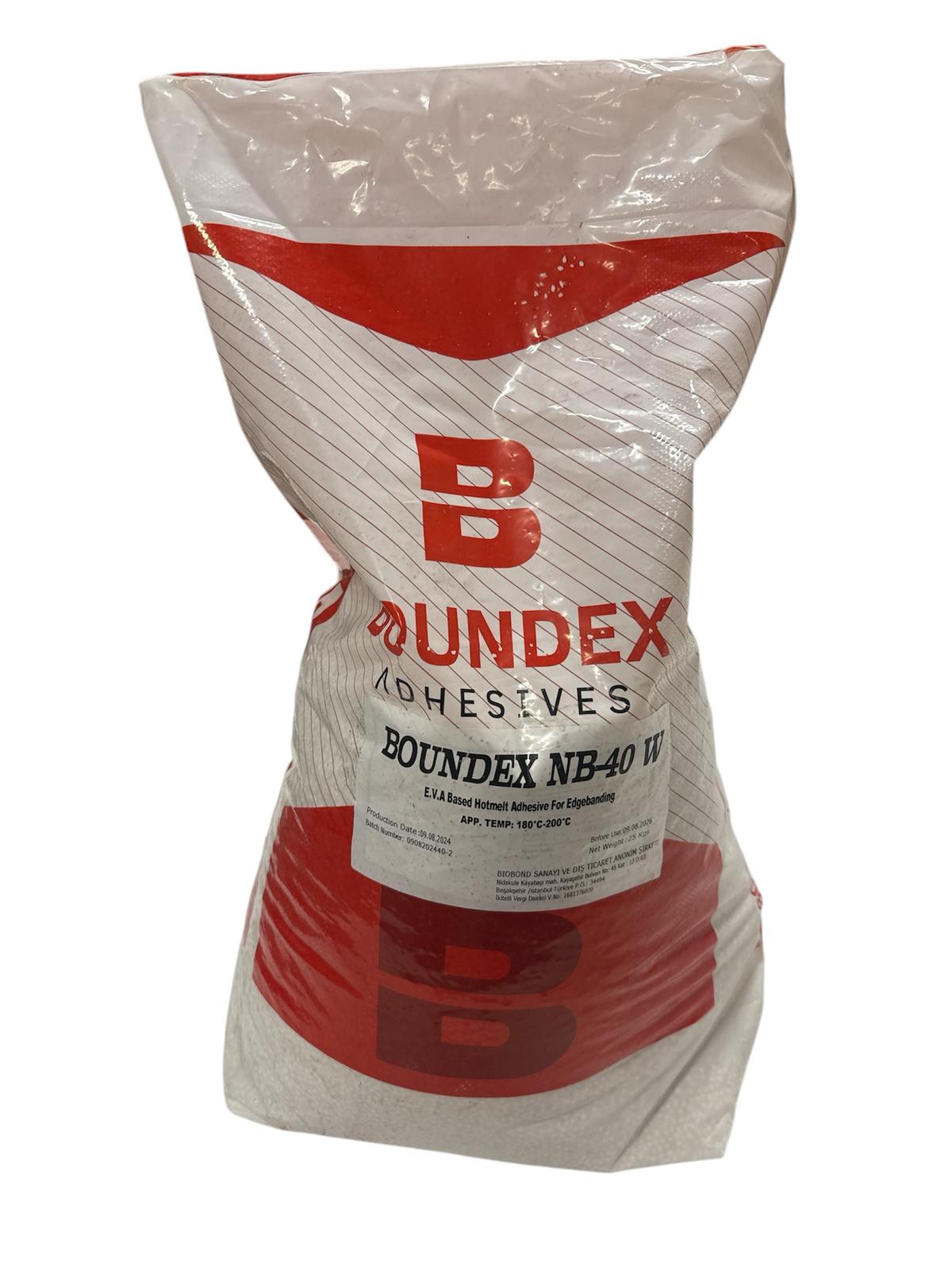 HOT MELT ADHESIVE Boundex NB40 White 25 Kgs