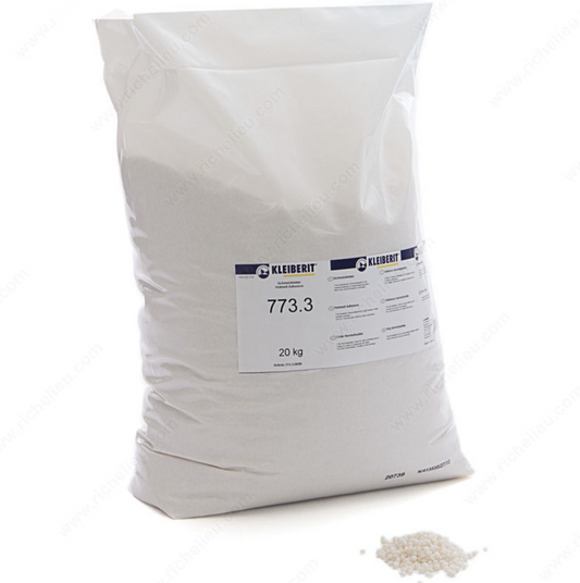 Kleiberit Unfilled Granular Hot Melt Adhesive - 26lb Transparent