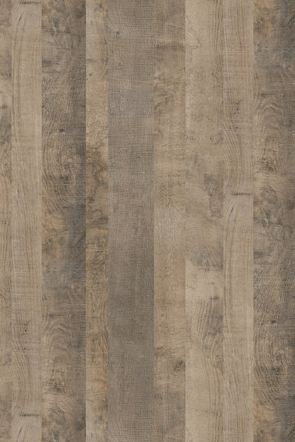 K356 Sand Grange Oak decorative panel by Kronospan, featuring a rustic grain texture, perfect for adding warmth and natural character to minimalist interior designs.