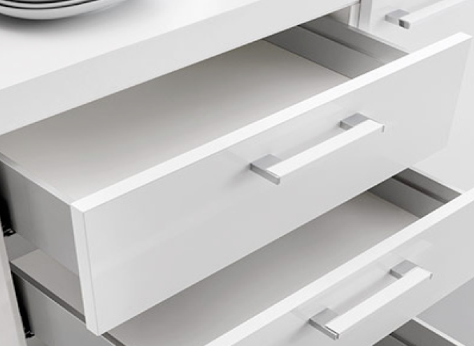 Drawers Slide - Metal Box 5” - Single-wall drawer system