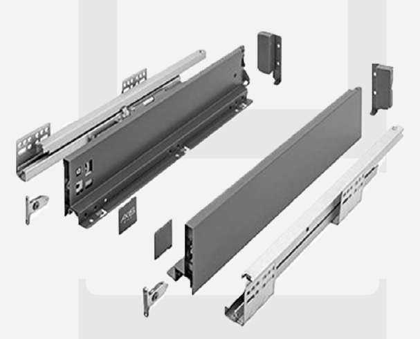 Drawers Slide - Metal Box 5” - Single-wall drawer system