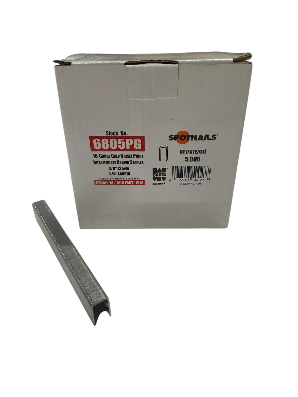 STAPLES M-10-058 18GA CROWN 3/8" LENGTH 5/8"